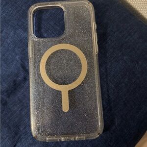 Glitter Clear Phone Case with MagSafe Compatibility